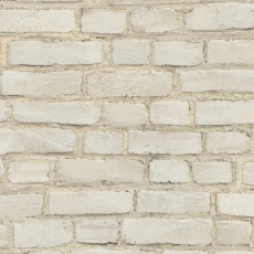 A.S. Creation Vliestapete  374141 - Maueroptik-Tapete Backsteinwand gestrichen & rustikal, grau, weiß