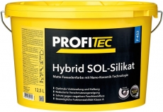 ProfiTec Hybrid SOL Fassaden-Silikat P452, weiß 12,5l