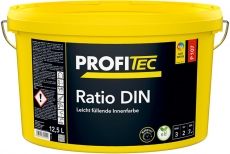 ProfiTec Ratio DIN P107, weiß, stumpfmatt, 12,5 Liter