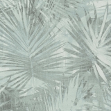 A.S. Creation Vliestapete strukturiert Palmen Blätter türkis kaki, 36385-3 (Hygge)