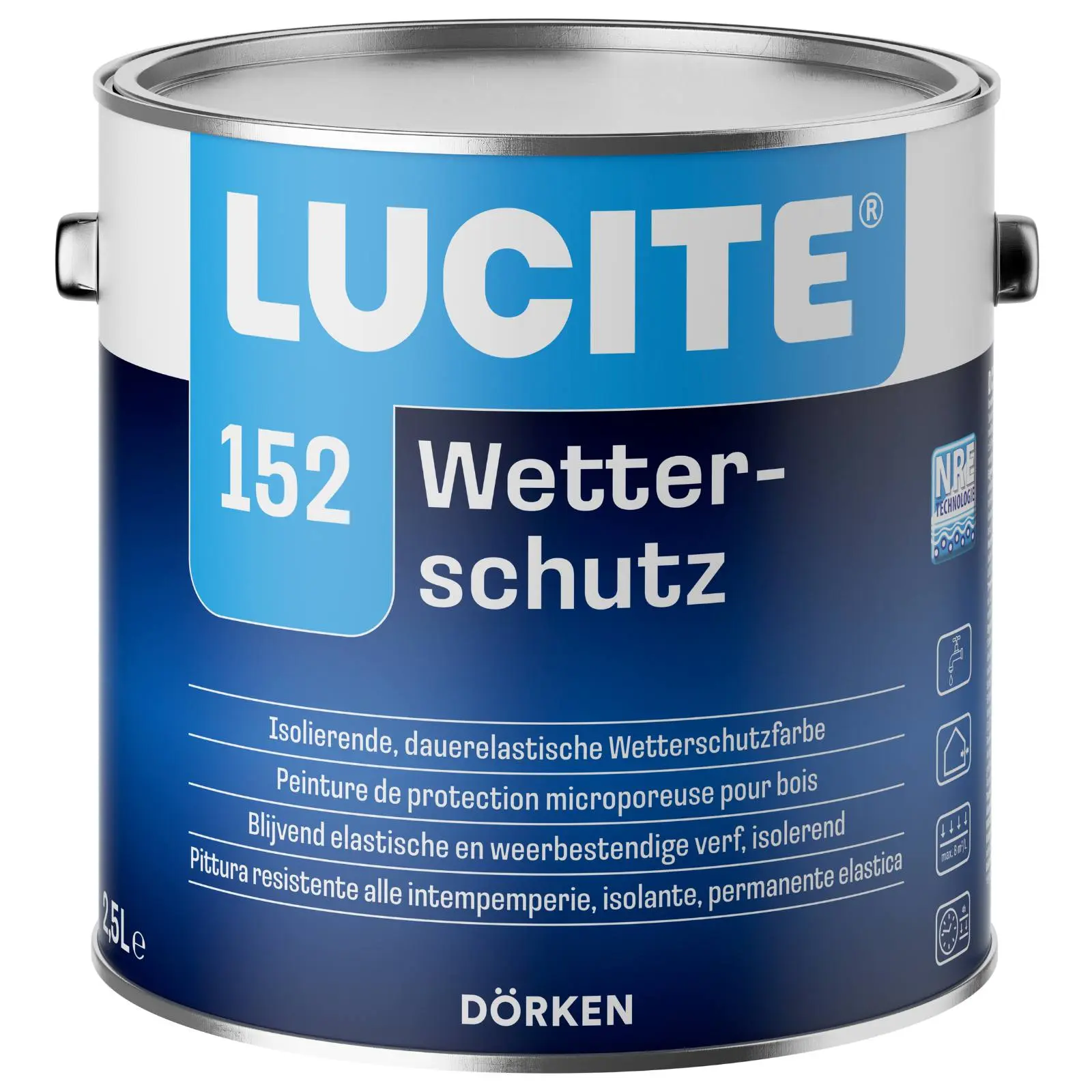 Lucite 152 Wetterschutz, verschiedene Farbtöne, 1l