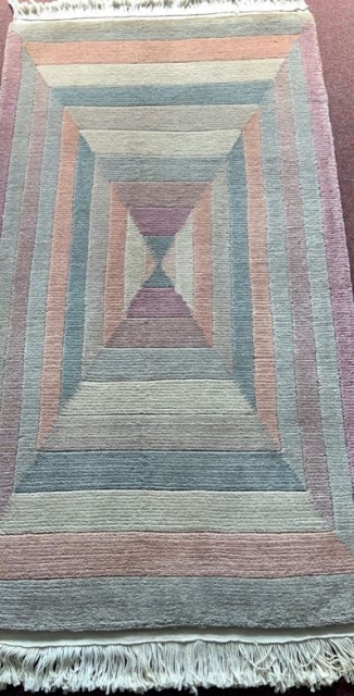 Teppich, gemustert, 92x167cm