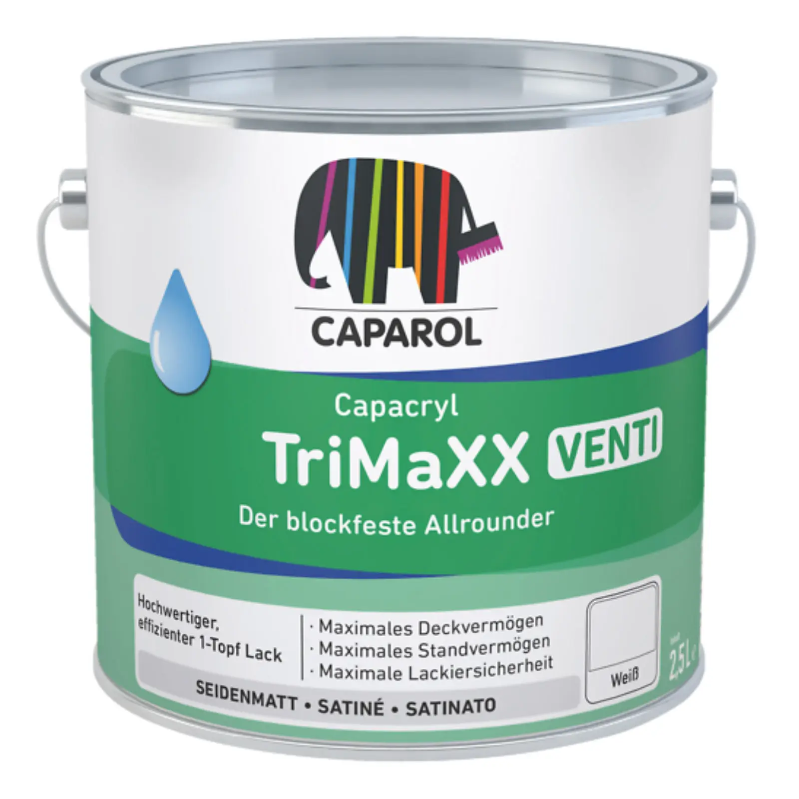 Caparol Capacryl TriMaXX Venti, weiss, 2,5l