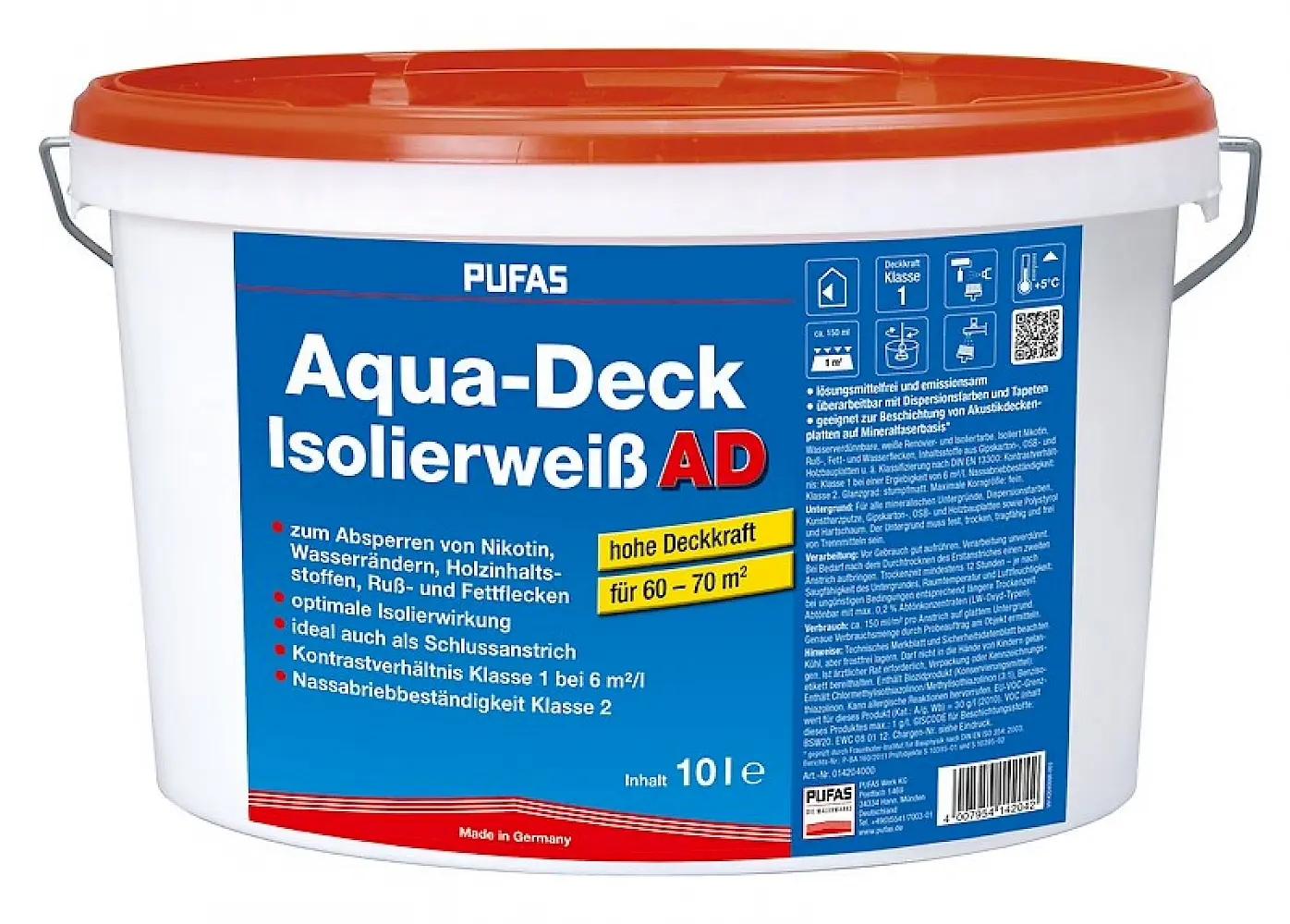 Pufas Aqua-Deck Isolierweiß E.L.F.