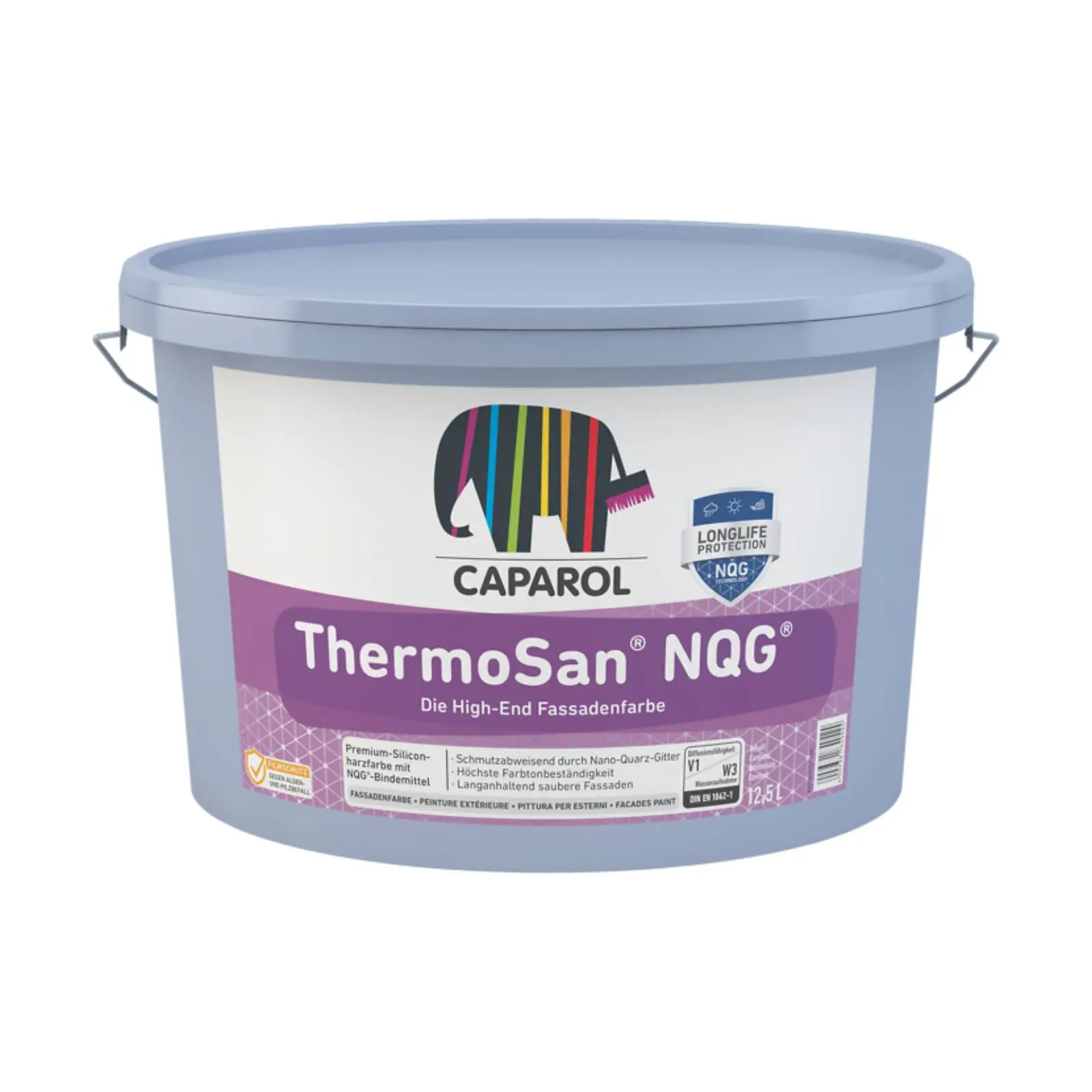 Caparol ThermoSan Fassadenfarbe NQG, Wunschfarbton, 12,5 Liter