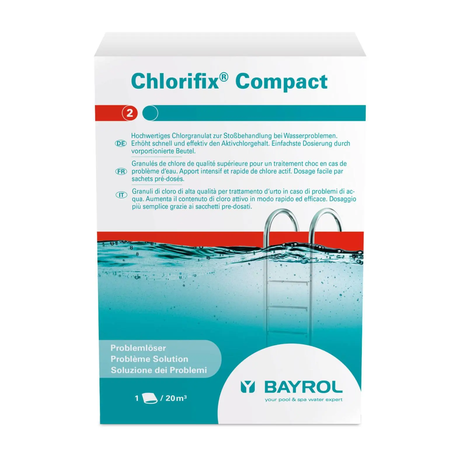 Bayrol Chlorifix Compact, 1,2kg (3x400g)