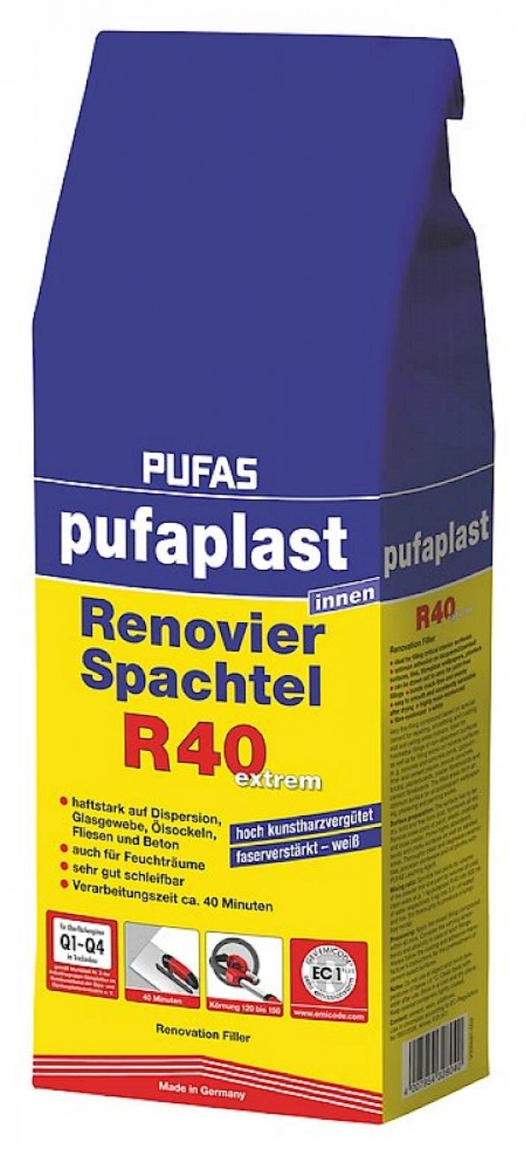 Pufas Pufaplast Renovier-Spachtel R40 extrem