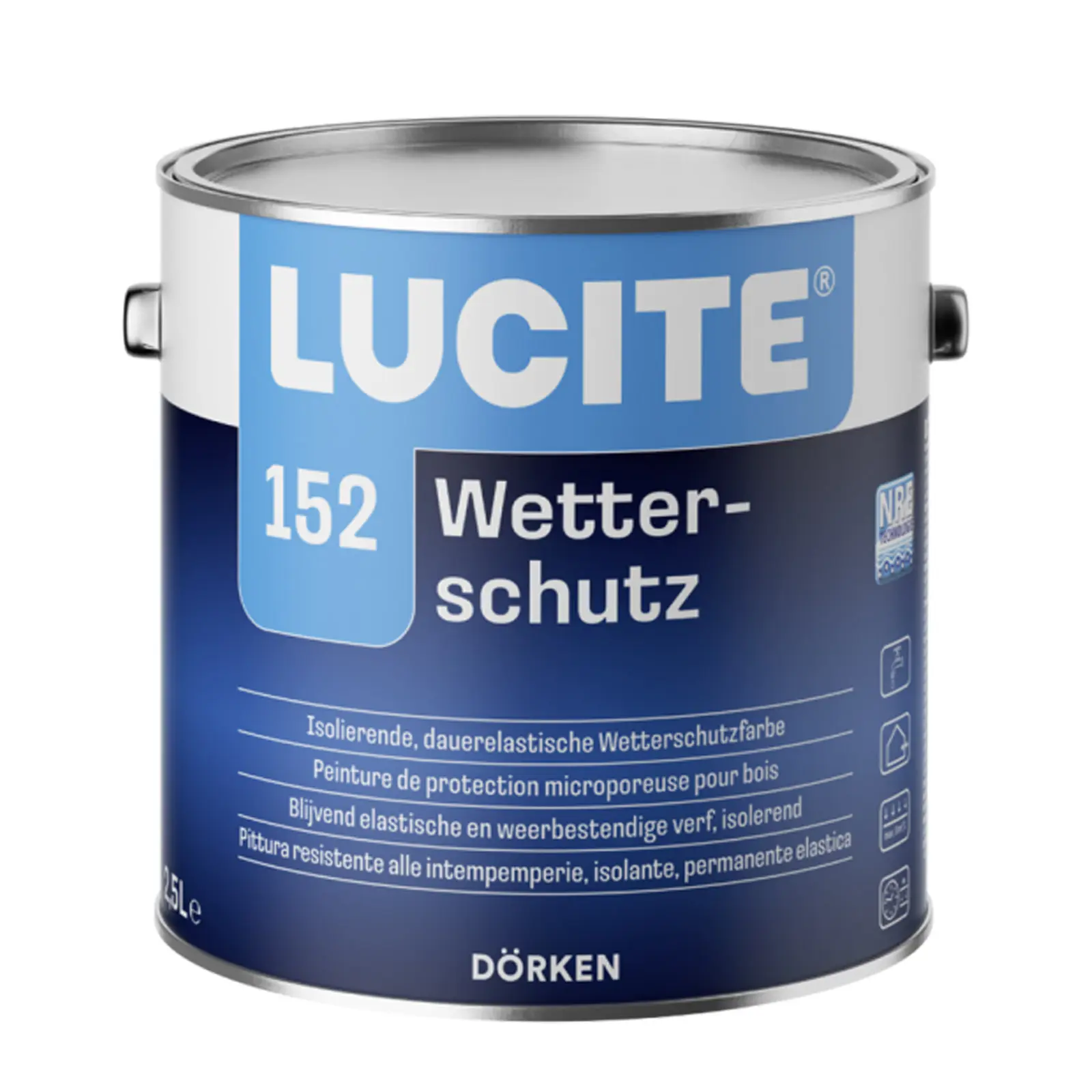 Lucite 152 Wetterschutz, weiss, 12l