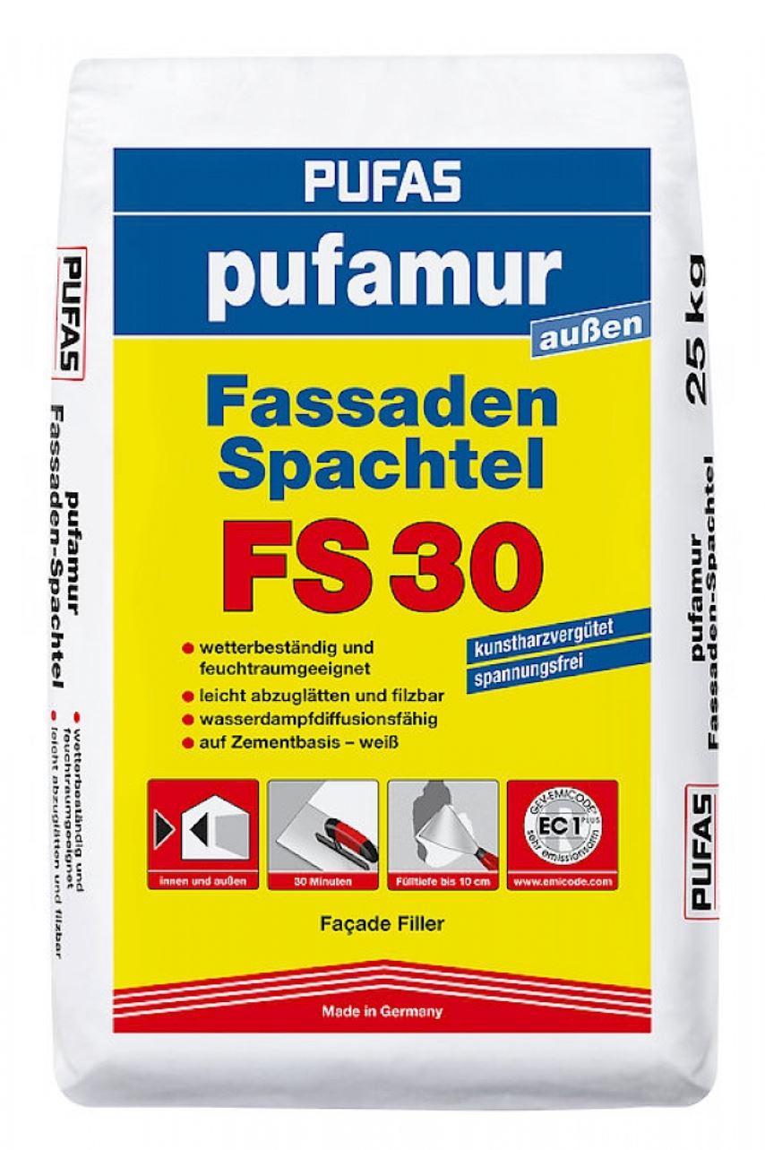 Pufas Pufamur Fassaden-Spachtel FS30, 25kg