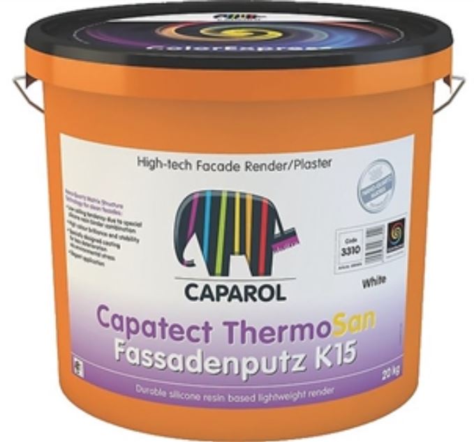 Caparol Capatect ThermoSan Fassadenputz NQG K15, Wunschfarbton, 20kg