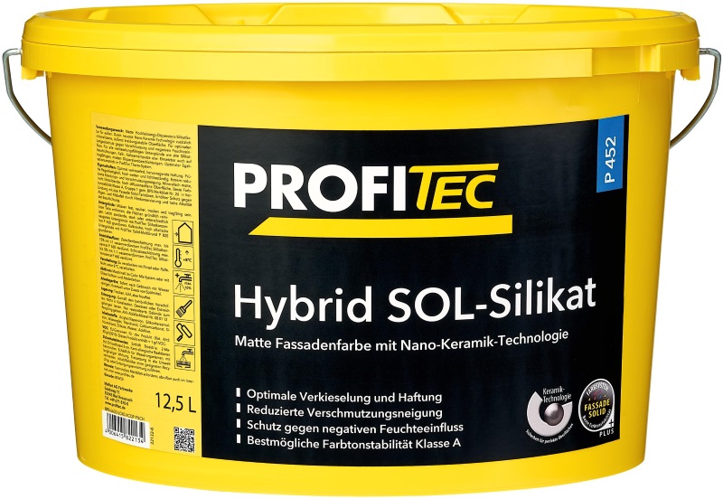 ProfiTec Tribrid SOL-Silikat P452, weiss, 12,5l